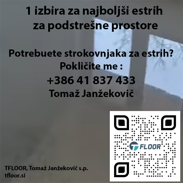 1 izbira za najboljši estrih za podstrešne prostore