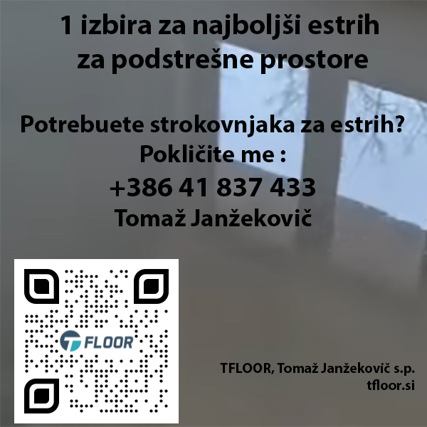 1 izbira za najboljši estrih za podstrešne prostore