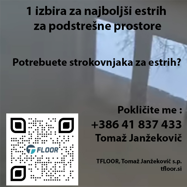 1 izbira za najboljši estrih za podstrešne prostore