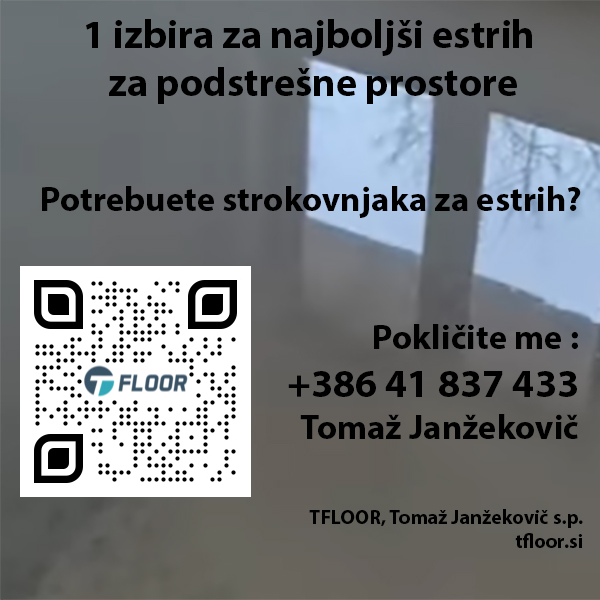 1 izbira za najboljši estrih za podstrešne prostore