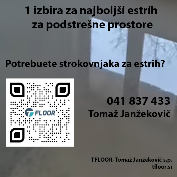 1 izbira za najboljši estrih za podstrešne prostore