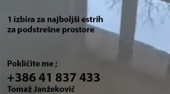 1 izbira za najboljši estrih za podstrešne prostore
