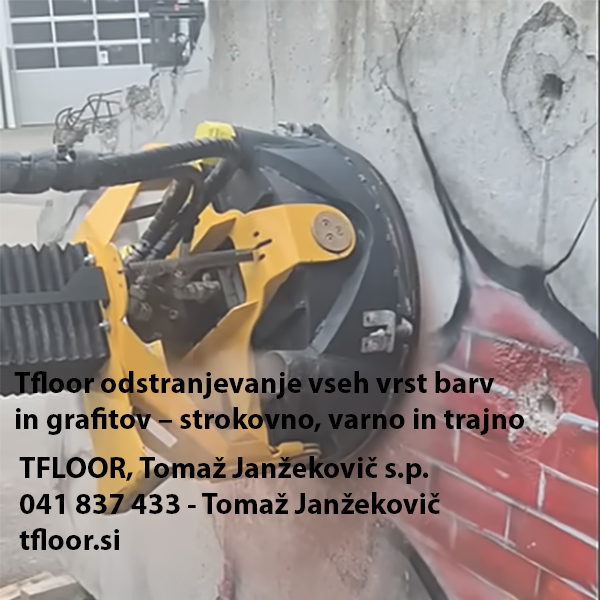 Tfloor odstranjevanje vseh vrst barv in grafitov Tfloor odstranjevanje vseh vrst barv in grafitov