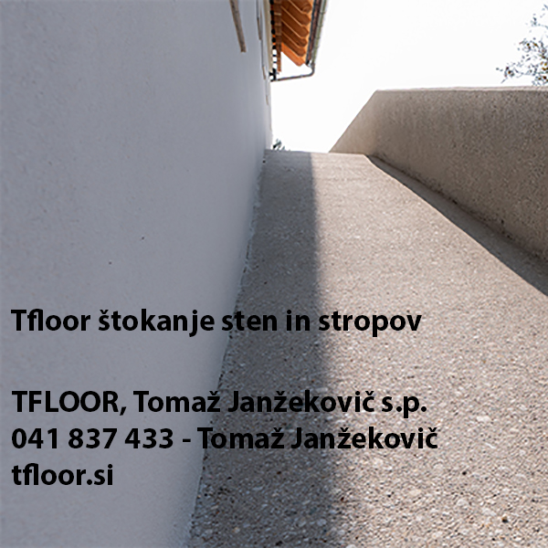 Tfloor štokanje sten in stropov
