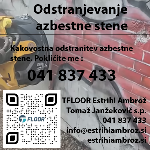 Odstranjevanje azbestne stene