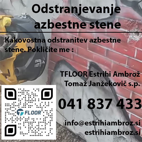 Odstranjevanje azbestne stene