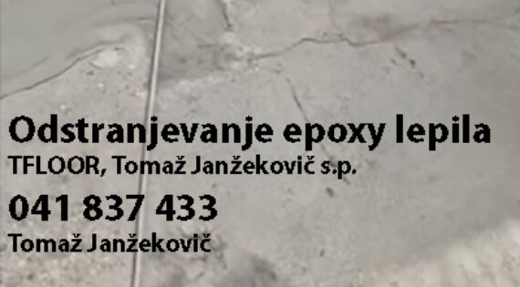 Odstranjevanje epoxy lepila
