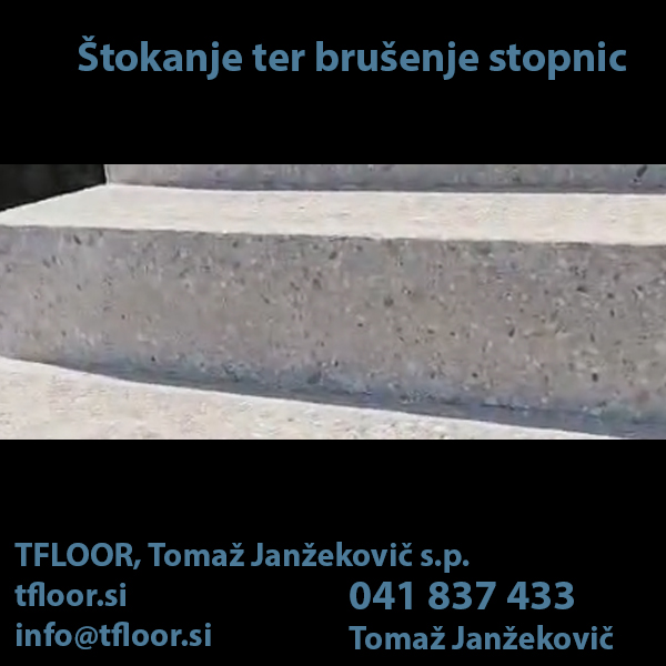 Mnenje strank na temo "Štokanje ter brušenje stopnic"