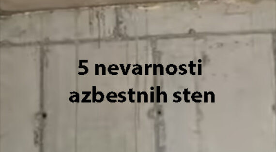 5 nevarnosti azbestnih sten