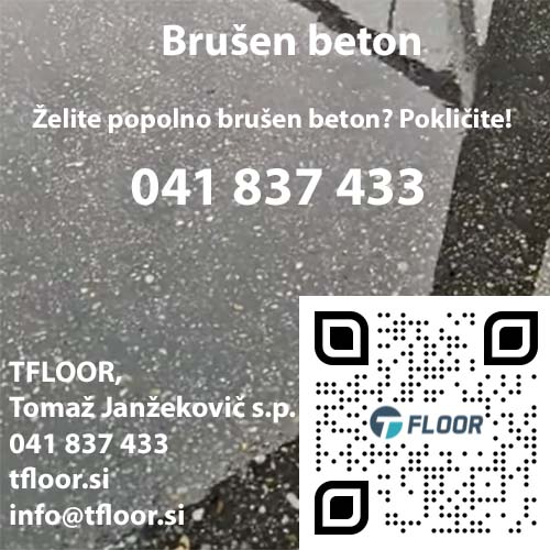 Brušen beton