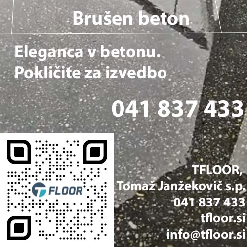 Brušen beton je investicija v kakovost, ki se vedno povrne!