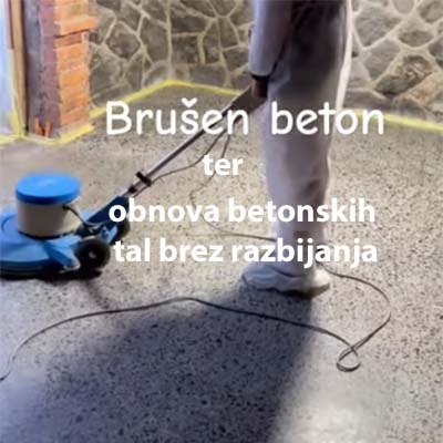 Obnova betonskih tal brez razbijanja