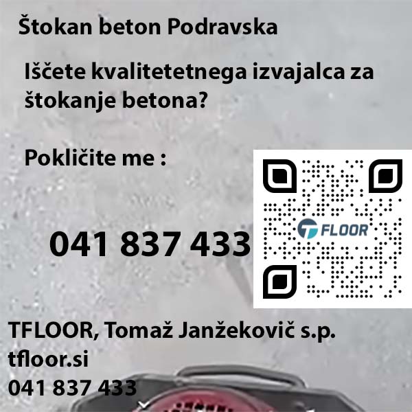 Štokan beton Podravska ter kje ga stranke same največkrat polomijo?